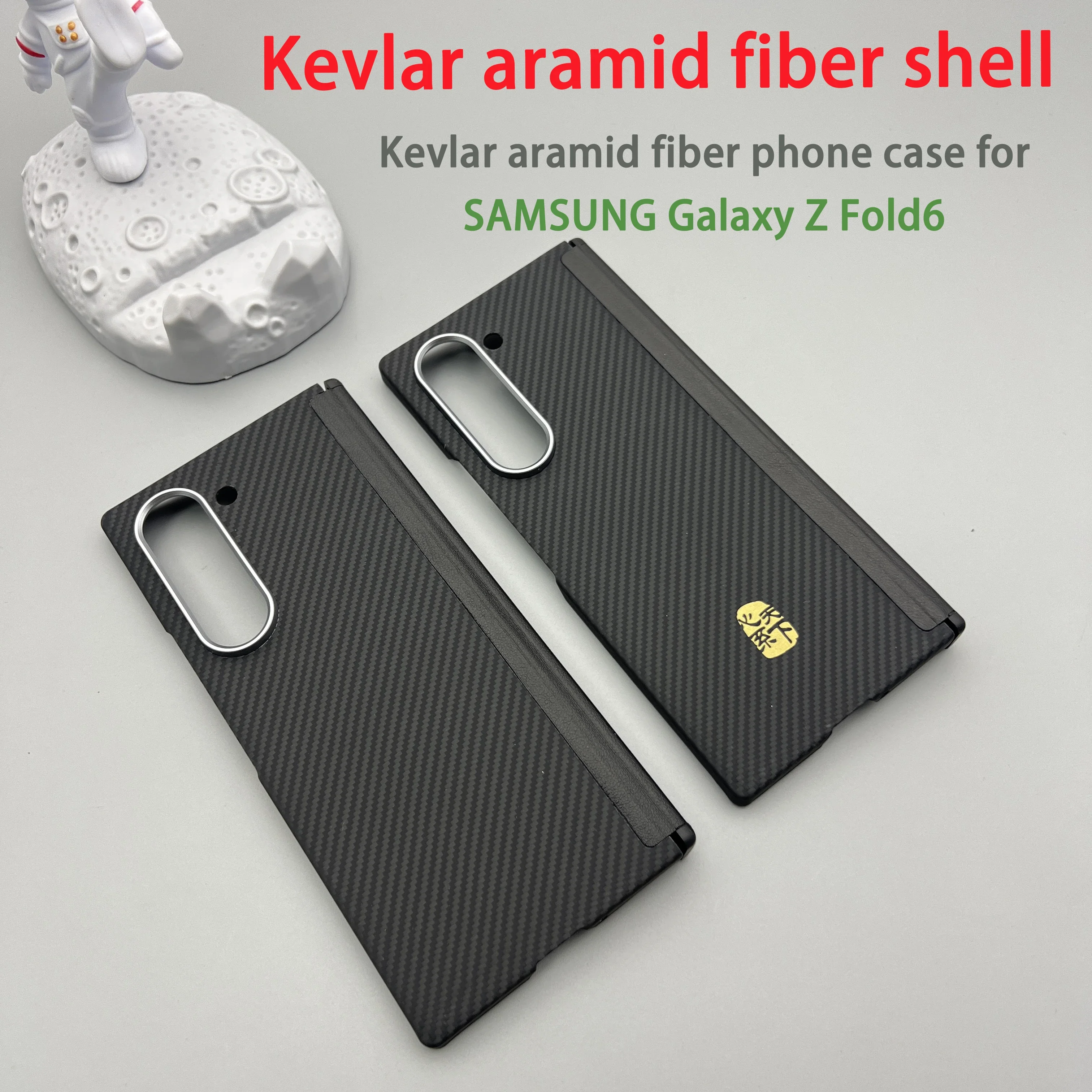 

For Samsung Galaxy Z Fold 6 phone case Fold5 Kevlar aramid fiber hard shell ultra-thin lightweight magnetic protective cover