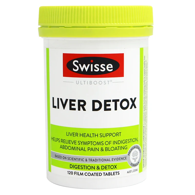 Liver Detox Liver Health Support Helps Relieve Indigestion & Bloating 120 Tablets