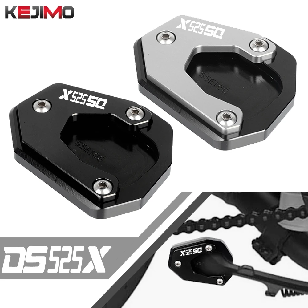 

525 DS525X dsx 625 800 2023 2024 2025 2026 Motorcycle Kickstand Side Stand Extension Pad Enlarger Support For VOGE DS800X DS625X