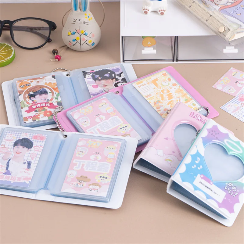 Idol Kpop Binder Collector Card 3 Inch Photo Cardalbum For Photographs Binder Photocards Postcard Photocards Holder K-POP