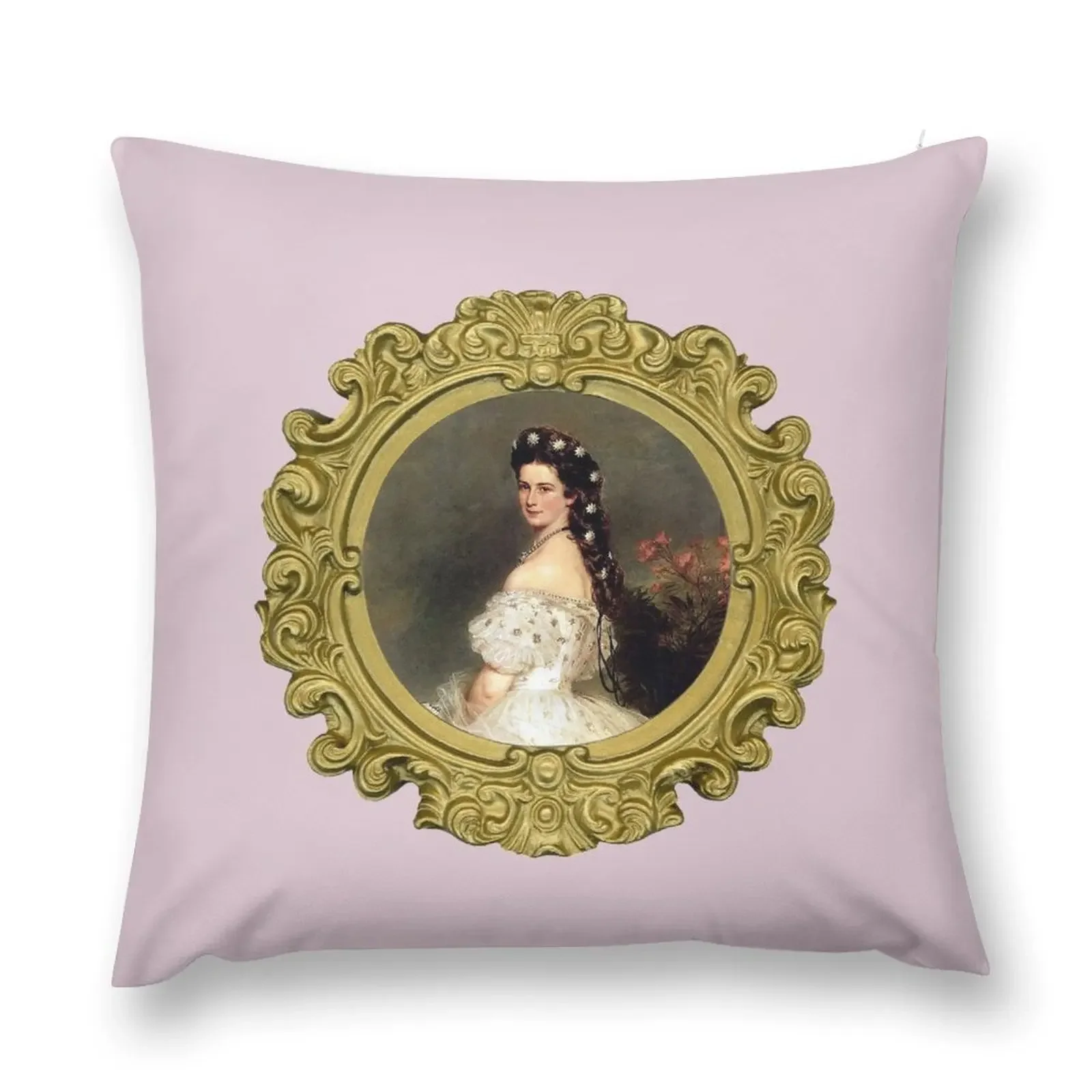 

Portrait of Princess Sissi Throw Pillow pillows decor home Christmas Pillow Covers Decorative Cushions For Living Room pillow