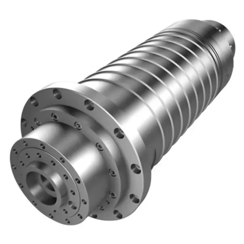 DECI Direct Drive Motorized Spindle Motor 140mm BT40 15000rpm Mechanical Direct 4-jaw 4*7014 Spindle CNC Lathe Accessories