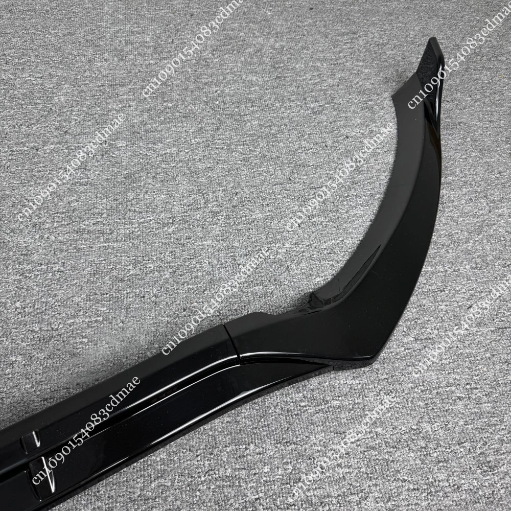 المصد الأمامي الشفاه طقم الجسم سبويلر الخائن لمرسيدس C الفئة W205 S205 C180 C200 C220 C250 C300 2015-2018 أسود لامع ABS