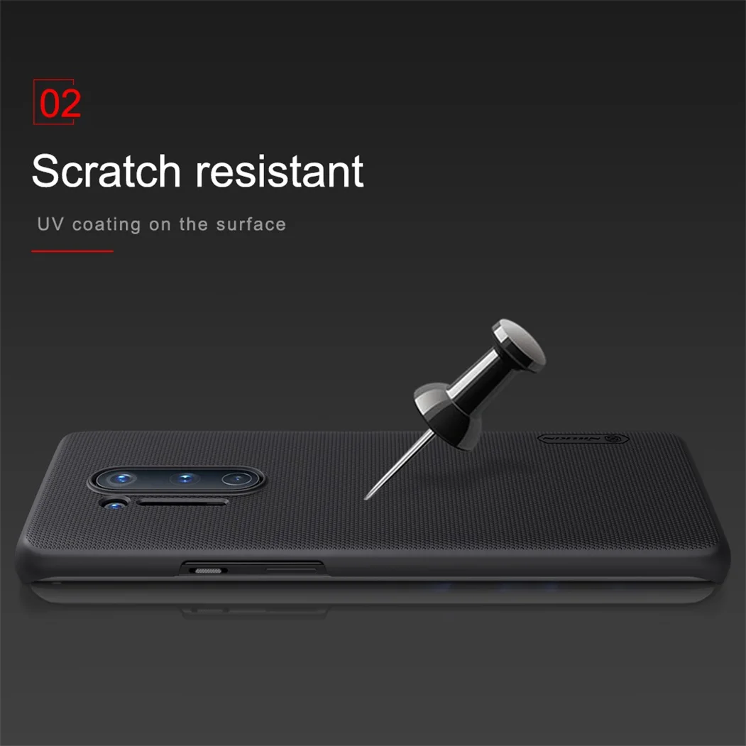 Cover for OnePlus 8 One Plus 8 Pro Case Nillkin Super Frosted Shield Hard PC Back Cover 1+8 Pro Protector Case for OnePlus 8 Pro