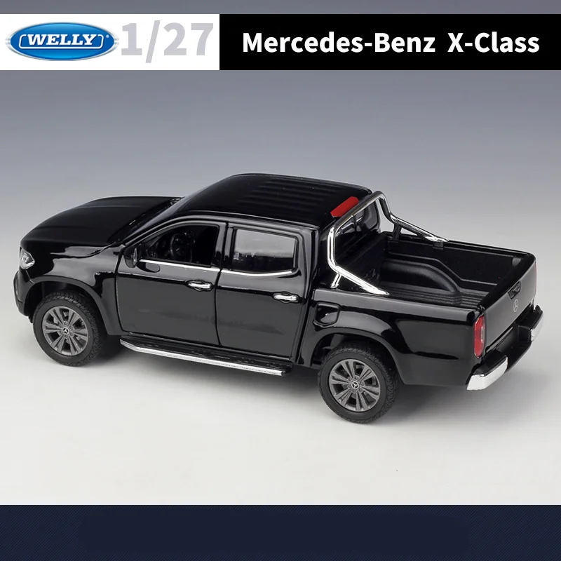 WELLY 1:24 Mercedes-Benz X-Class Pickup Alloy Car Model Diecast Metal Toy Off-road Vehicles Car Model Simulation Childrens Gifts