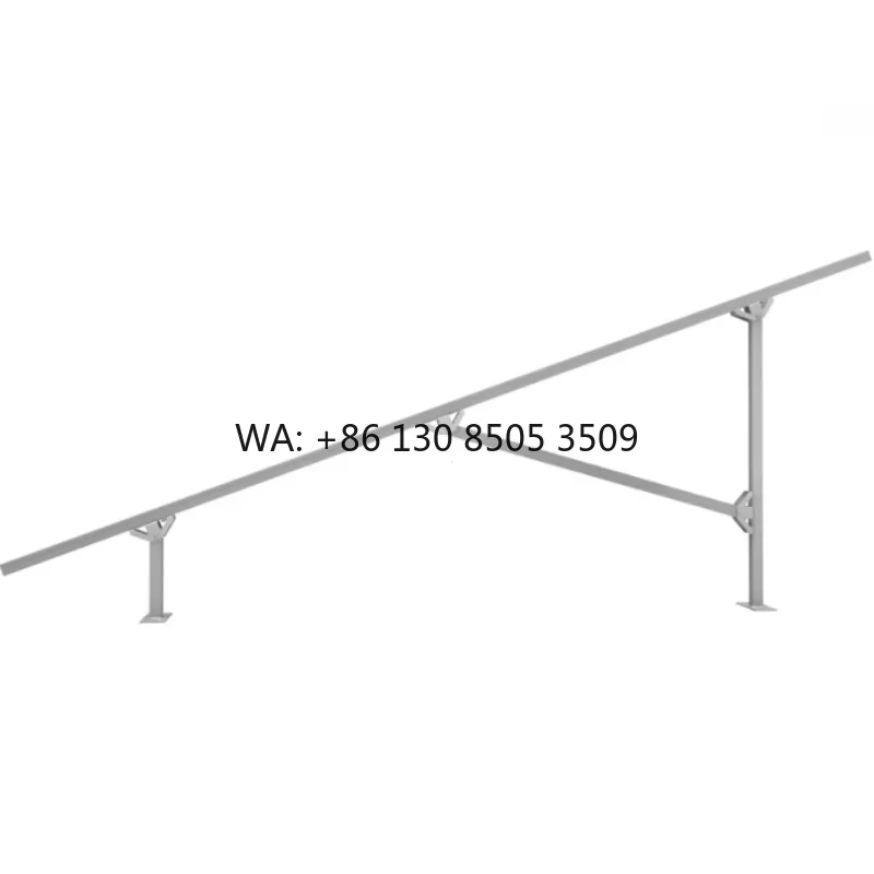 Steel Photovoltaic Solar Bracket Solar Vertical Ground Mount Vertical Solar Panel PV Farms Rack Bracket Support
