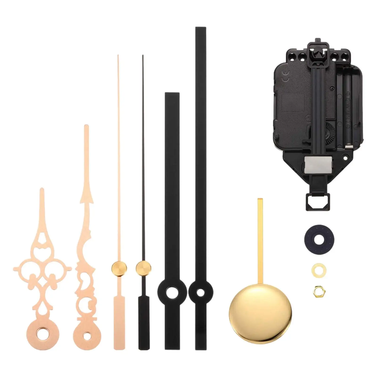 Metal Pendulum Clock Movement Kit DIY Parts for Wall Clock Mechanism Home Mounting Repair Room Accessories