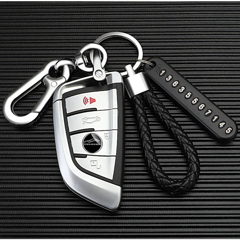 Anti-Lost Car Keychain Men And Women Couples High-Grade Key Chain Creative Multifunctional Lanyard Ring image 3