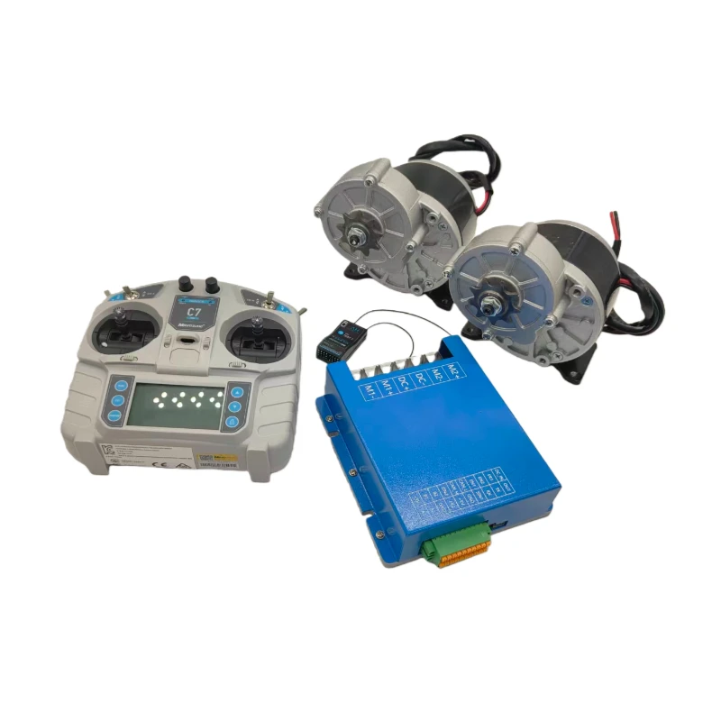 Hot Sale Automatic 24V 350W Brush Lawn Mower Motor with Motor Driver in Garden Farm Available