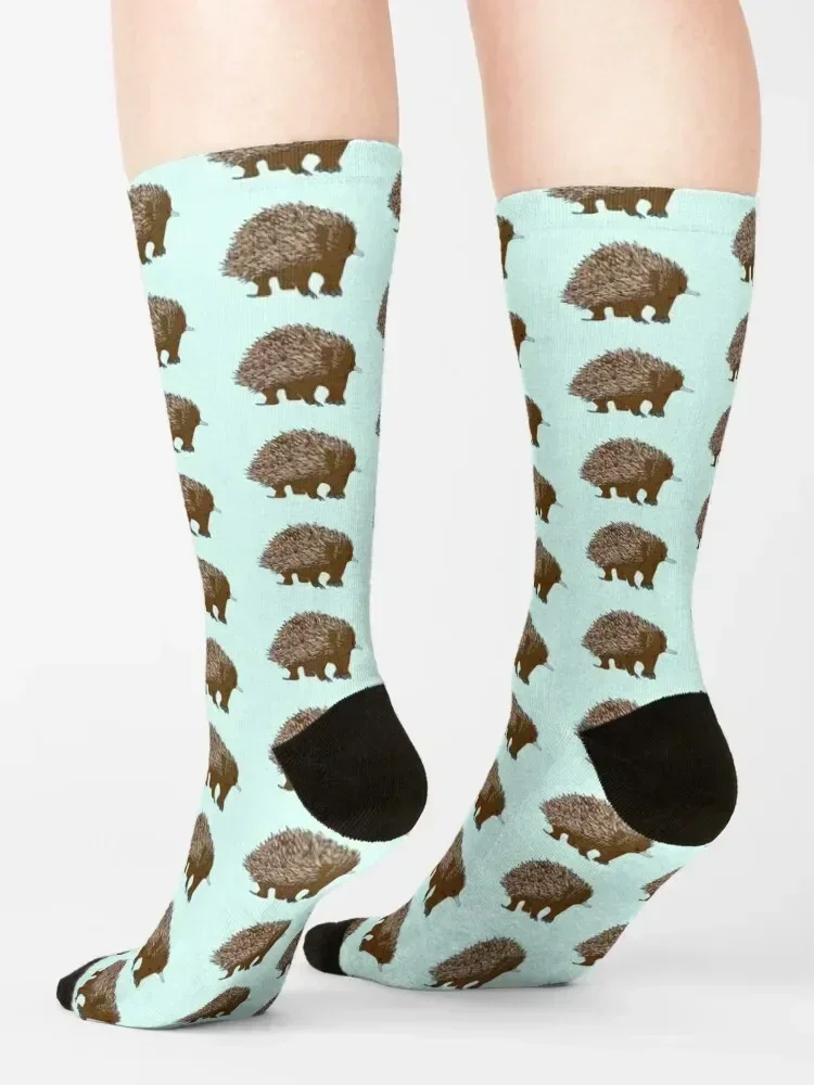 Echidna Socks funny sock funny gift Lots anti slip football Socks Men Women's