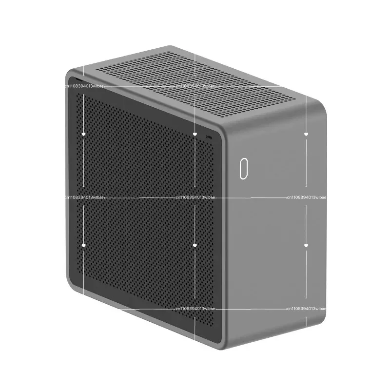 MQ5 All-aluminum Alloy Integrated Itx Small Chassis, Desktop Mini Desktop A4