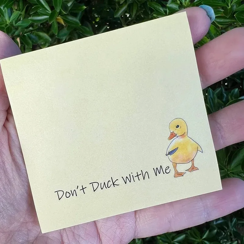 Funny Sassy Duck Sticky Notes. Funny Sassy Duck Sticky Notes