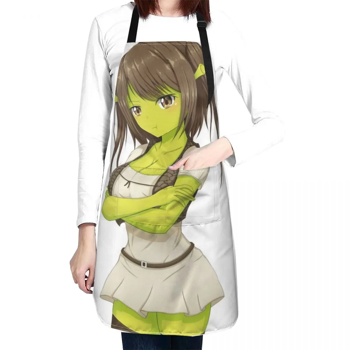 Get Outta Shrek-Chan-Tablier de marécage, choses de travail pour femmes pour la maison et la cuisine