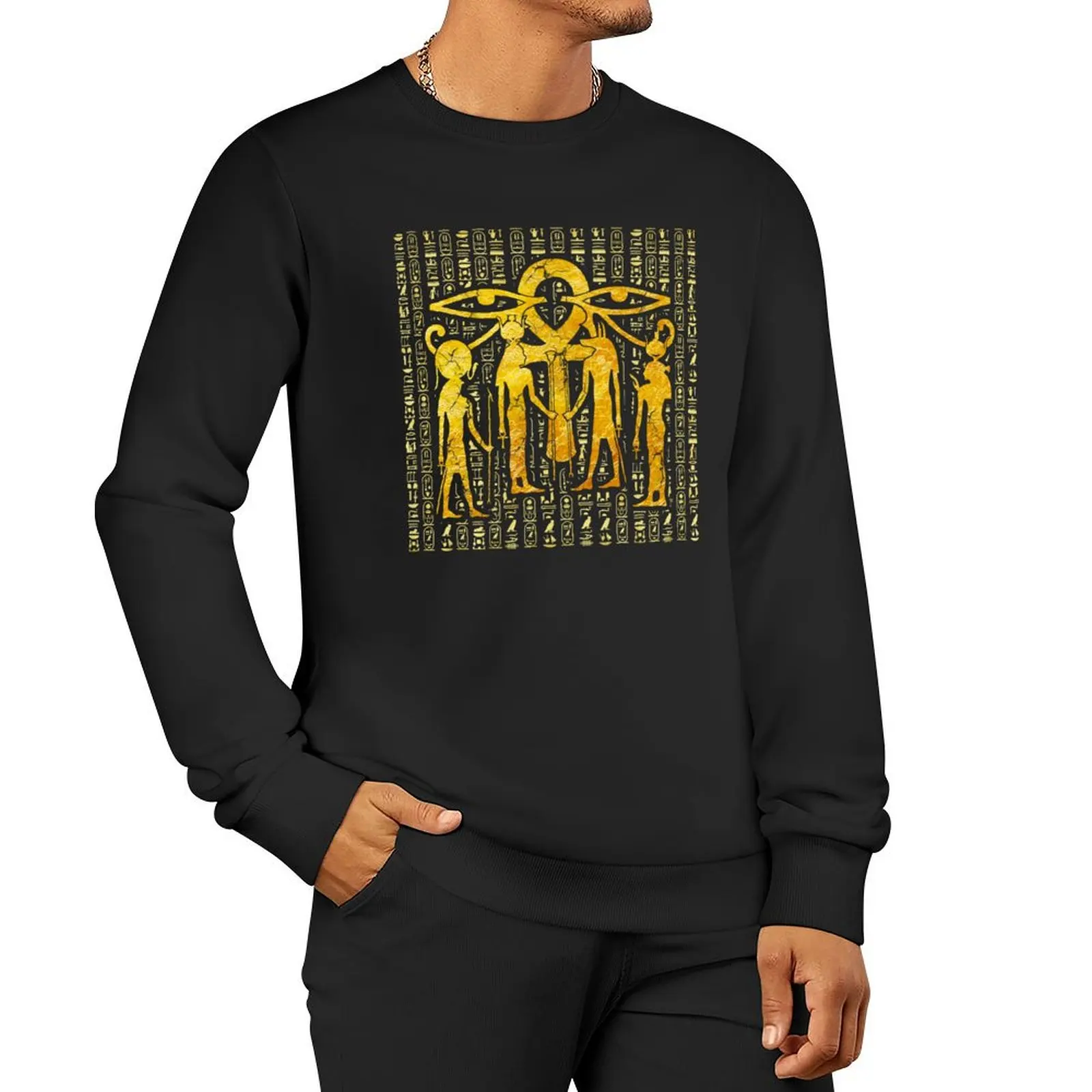 

Ankh Pullover Hoodie men's sweat-shirt set autumn jacket men fashion men men sweatshirt