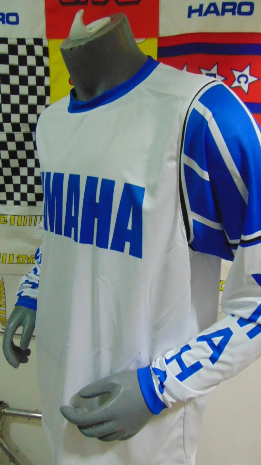 2026 Summer New Retro Yamaha Fashion Casual Long Sleeved Cycling Suit Men Racing Oversized Breathable Quick Drying Sports Shirt