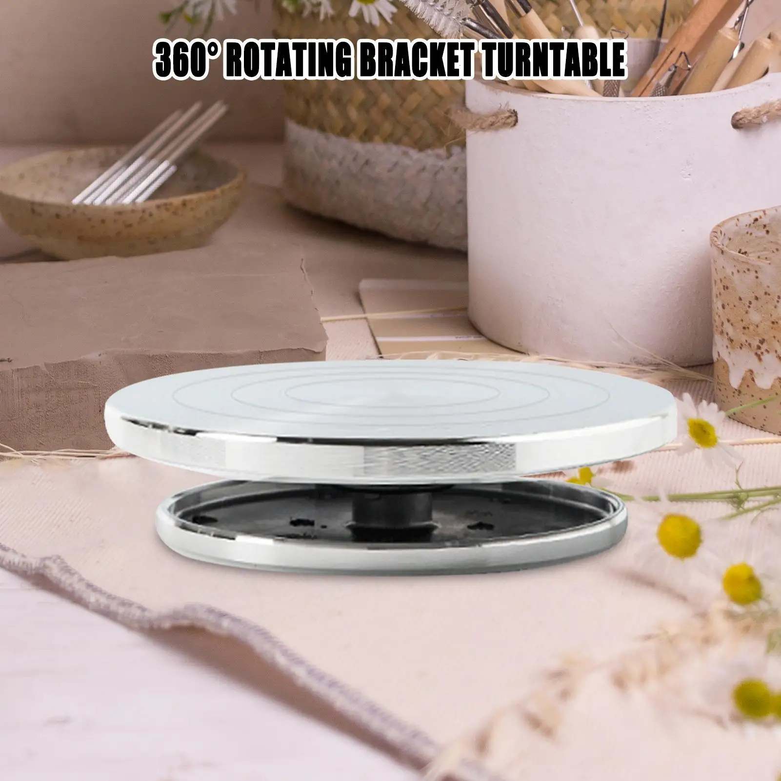 

Скульптурное колесо, скульптурный вращающийся проигрыватель из глины, многофункциональный инструмент для рукоделия, нескользящий художественный стол для домашней мастерской