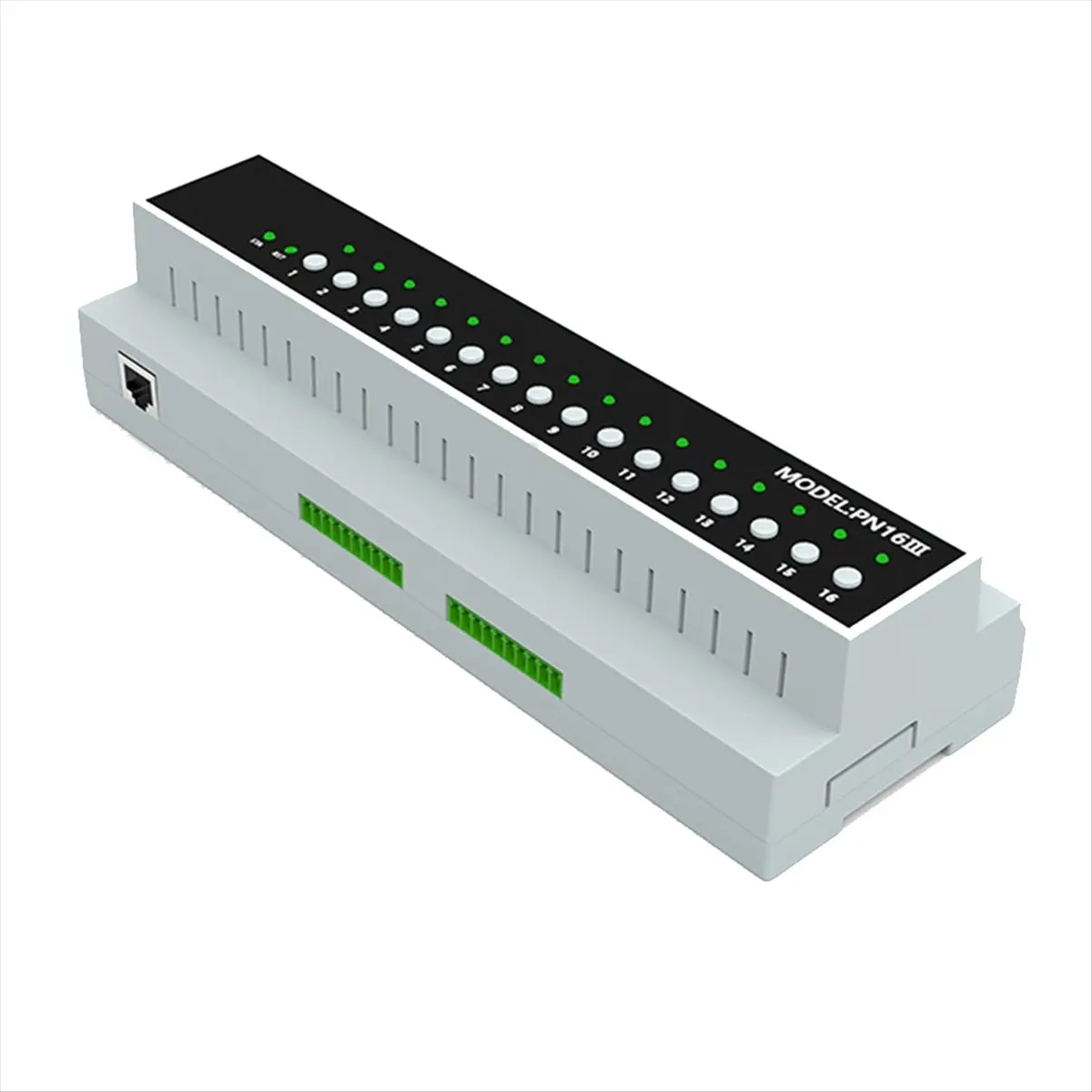 A40I Tuya Smart Zigbee 16 Gang Relay Switch Module Remote Control Appliance Control Module 110V-240V APP Voice Control