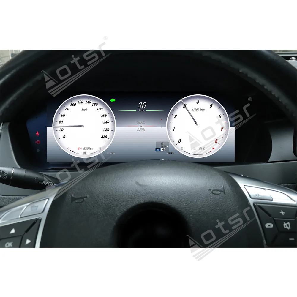 Digital Cluster For Mercedes-Benz C-Class W204 2011-2014 LCD Instrument Panel Car Dashboard Visual Plug and Play Multi Function