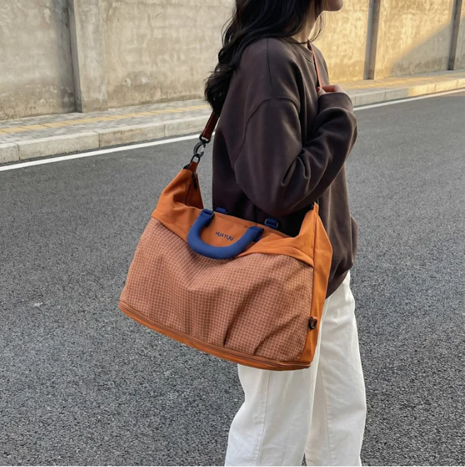 expandable large capacity travel bag, new dry wet separation sports and fitness bag, multifunctional diagonal luggage bags bolso