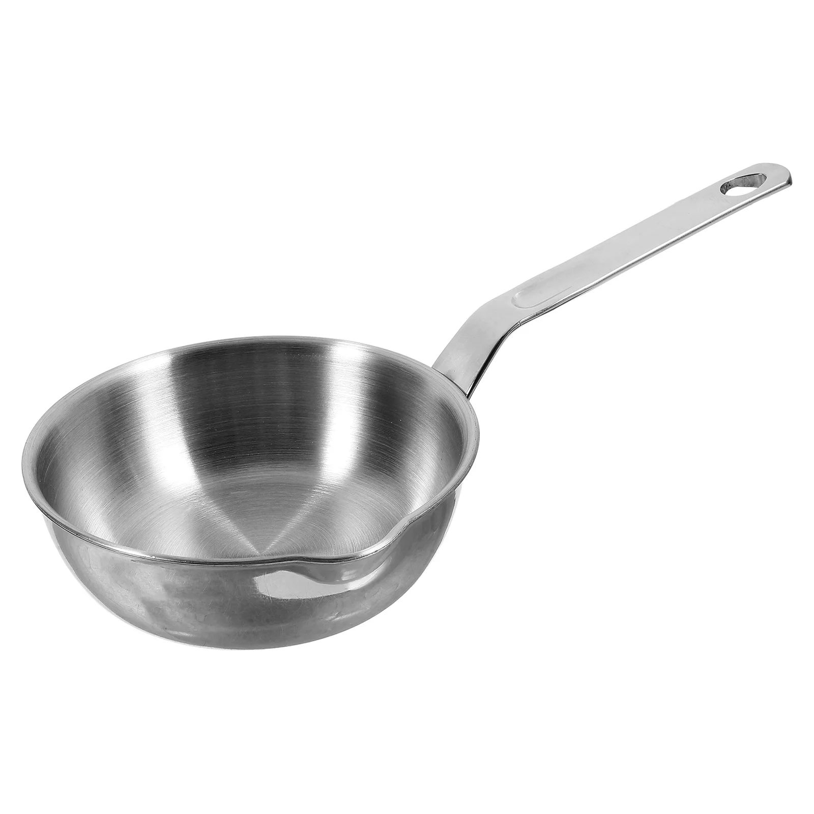 

Stainless Steel Frying 316 Non Stick Skillet For Pancakes Eggs Steak With Oil Spout Even Heat Distribution Mini Cookware