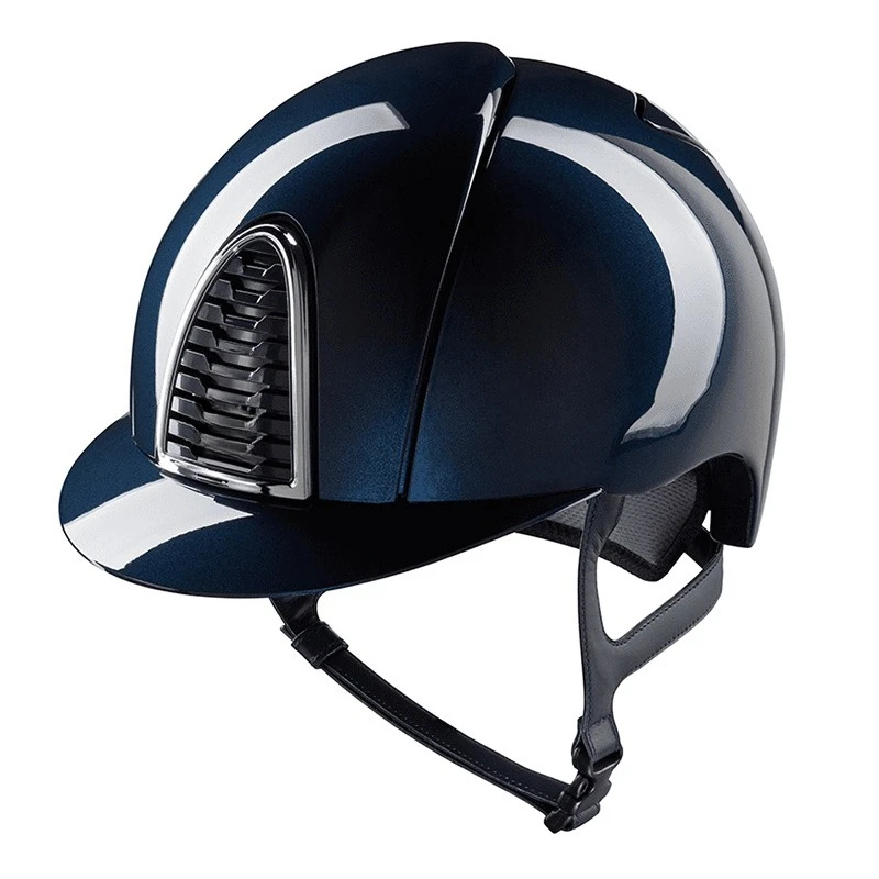 

Second-generation equestrian helmet, glossy, horseback riding young sports model 8101039