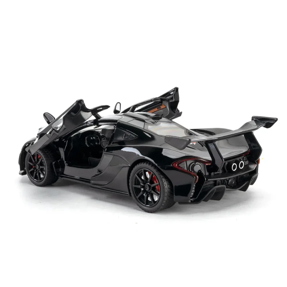 1:24 P1 Supercar سبيكة معدنية دييكاست نموذج سيارة الصوت والضوء نموذج محاكاة عالية هدايا السيارة