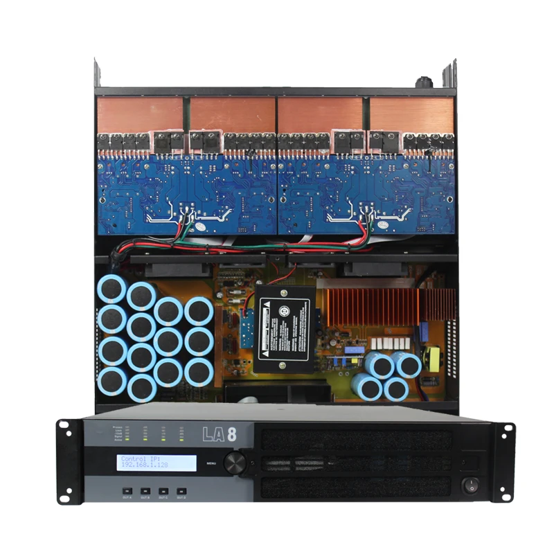 

LA8 Class Td 1500 Вт 4-канальный усилитель мощности DSP