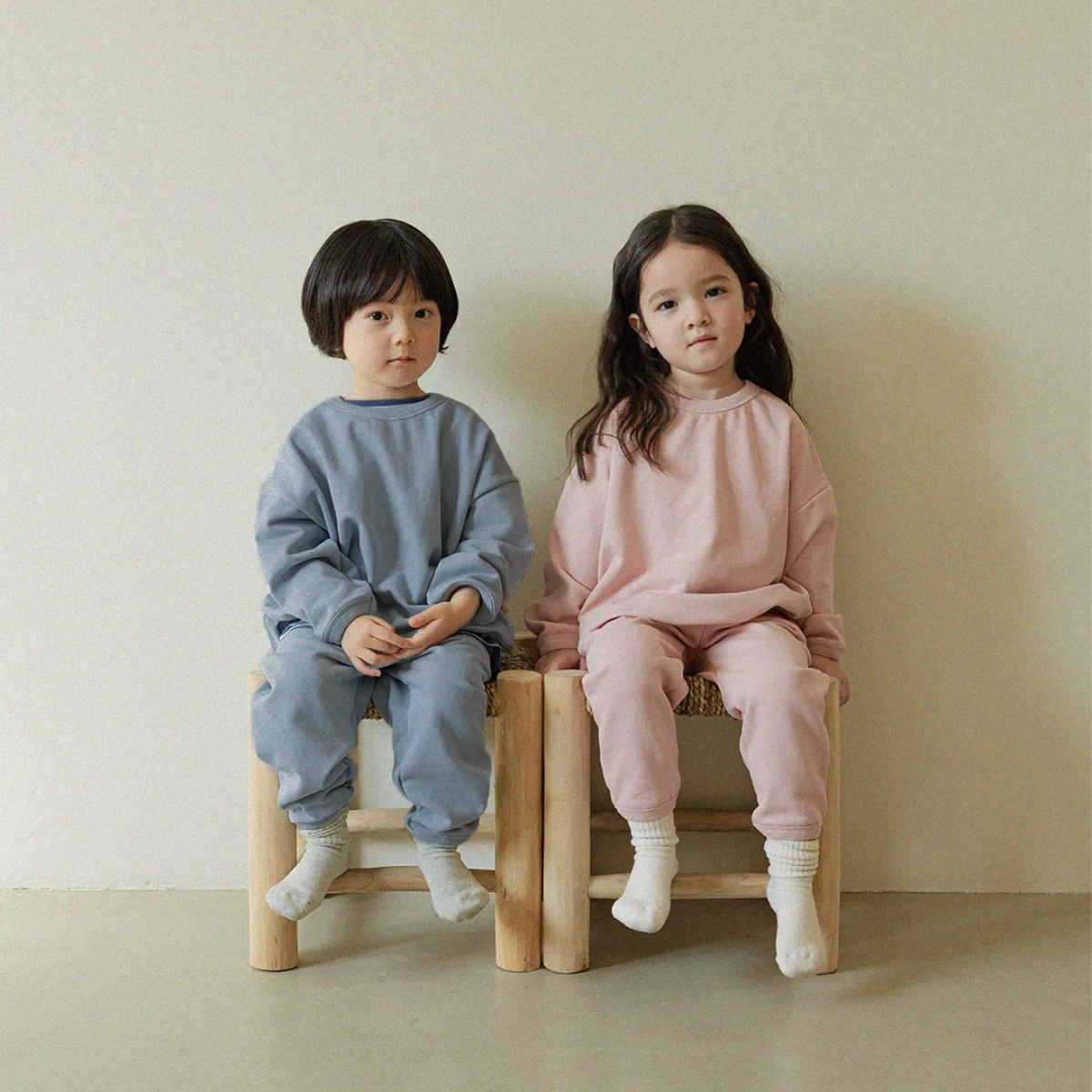 

2025 Autumn New Children Long Sleeve Casual Clothes Set Baby Girls Solid Sweatshirt + Sweat Pants 2pcs Suit Toddler Outfits