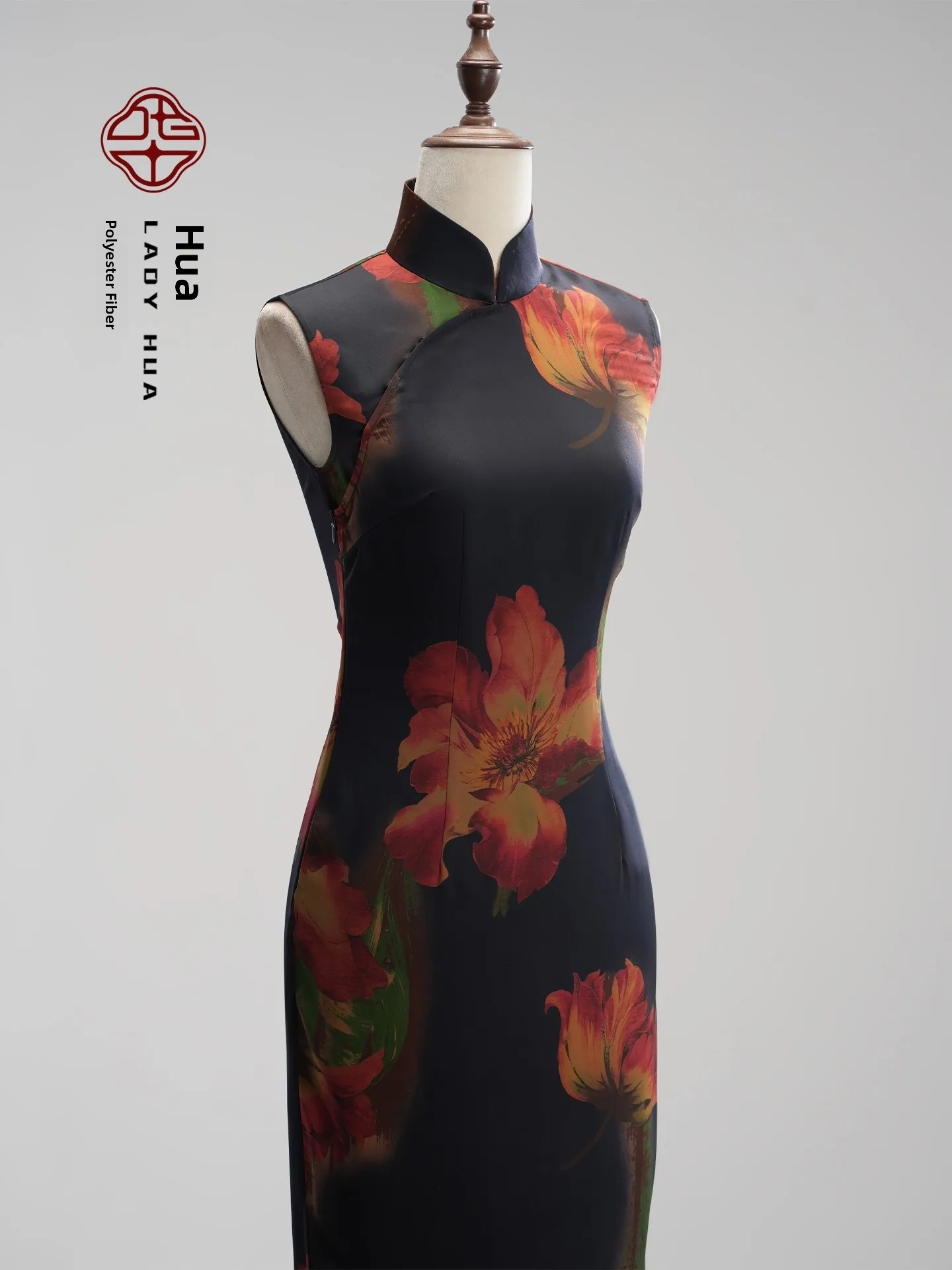 

Flame Fuschia Special Waist-Cinching New 2026 Women's New Chinese Style Daily Wear Sleeveless Hong Kong Worker Retro