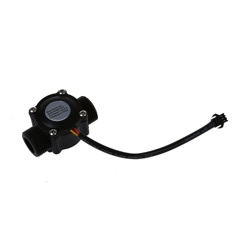 

6X 1-60L/Min DC 5-24V Hall Effect Water Flow Sensor Counter Meter FS300A