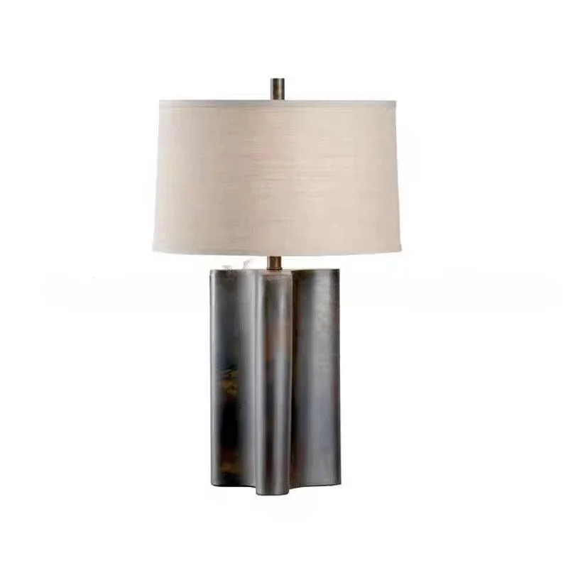 American retro bedside bedroom simple model room decoration modern simple medieval desk lamp