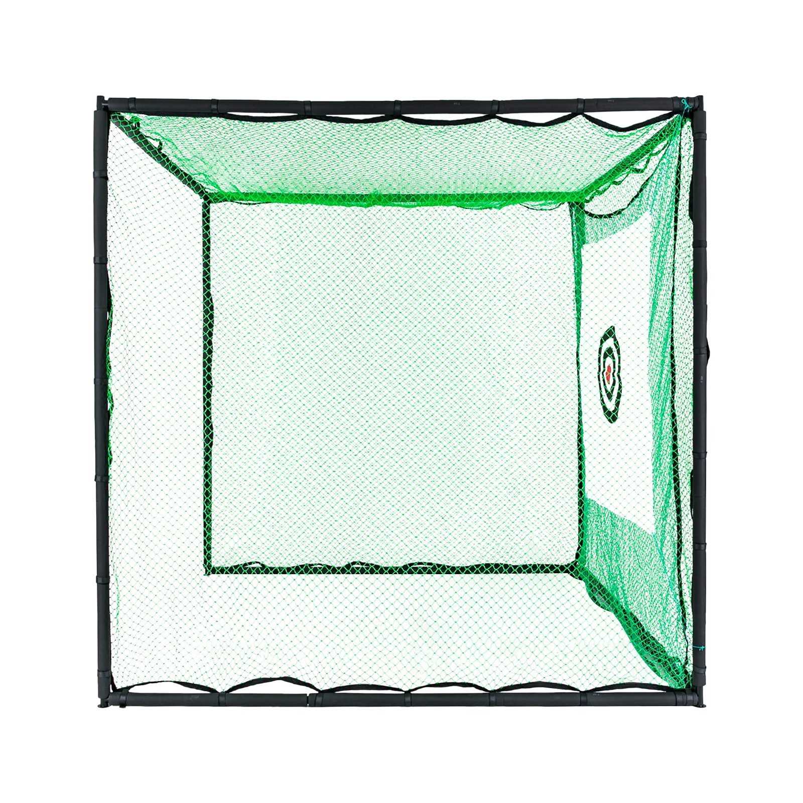 Golf Practice Net, Golf Strike Cage, 8.2ft x 8.2ft x 8.2ft, Durable Canvas, Polyethylene, and Iron, Easy Installation, Perfect