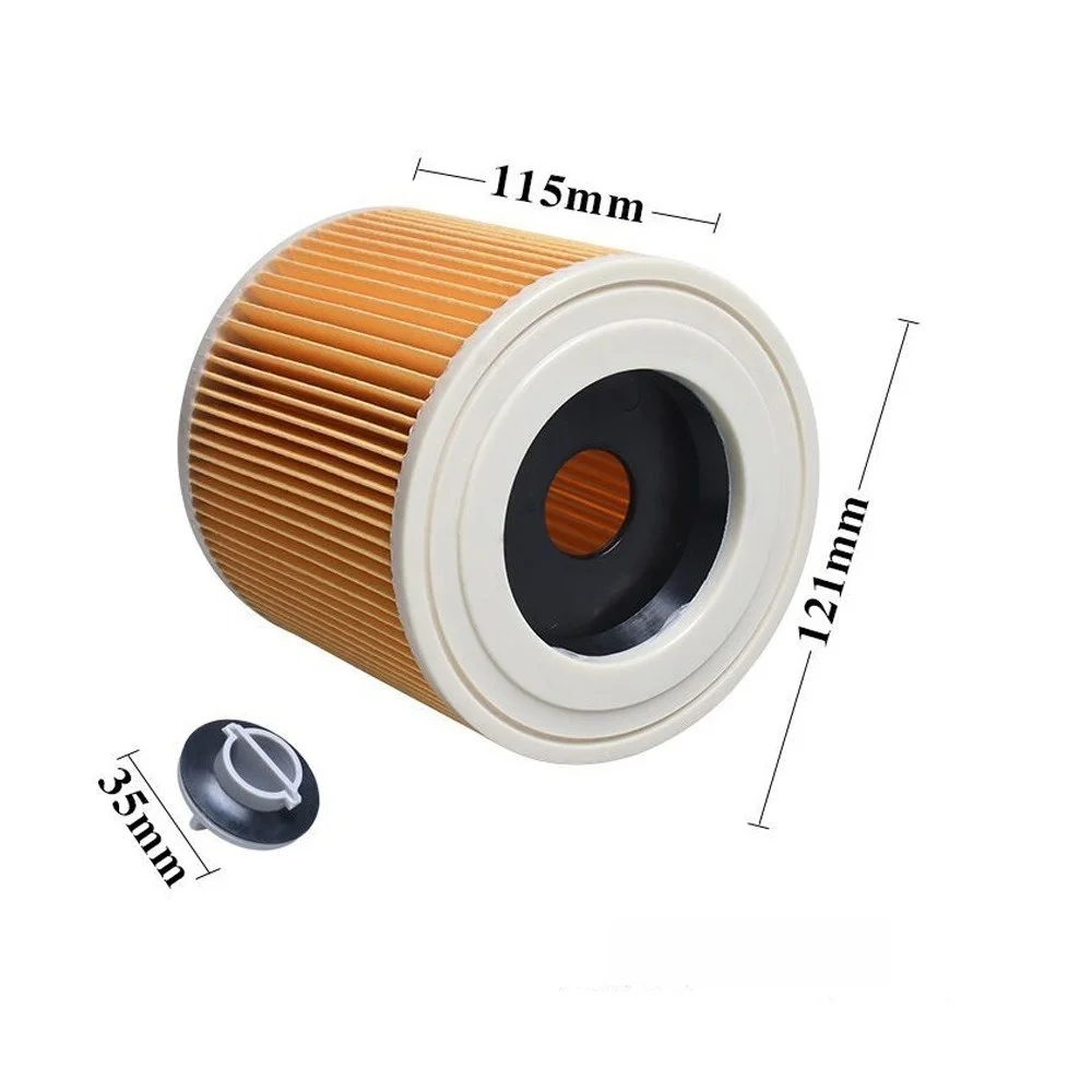 Filtro HEPA para Karcher WD2250 WD3.200 MV2 MV3 WD3 WD2 piezas de aspiradoras accesorios filtros bolsas de polvo