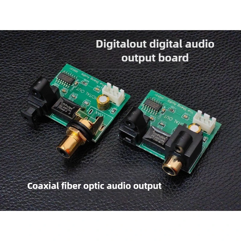 Placa de salida coaxial de fibra de audio SPDIF, reproductor de CD, computadora, transmisión digital, CD-ROM del sistema Duffy