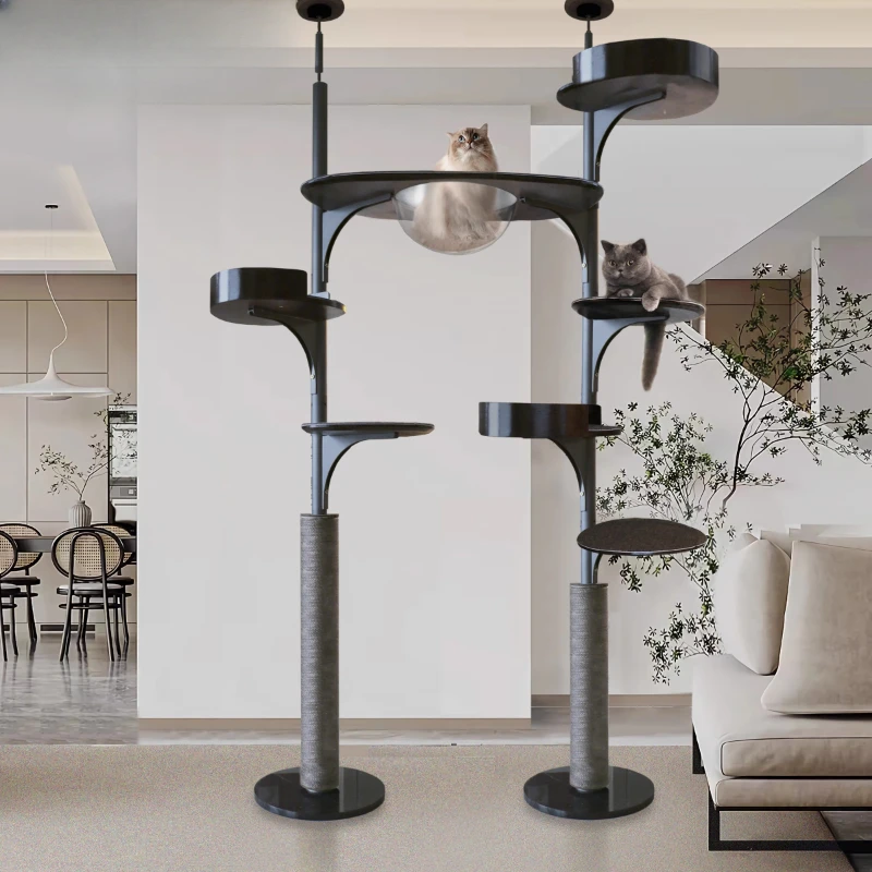 

Solid wood climbing frame High-rise Tongtian pillar does not occupy an area of indomitable climbing frame nest jumping platform