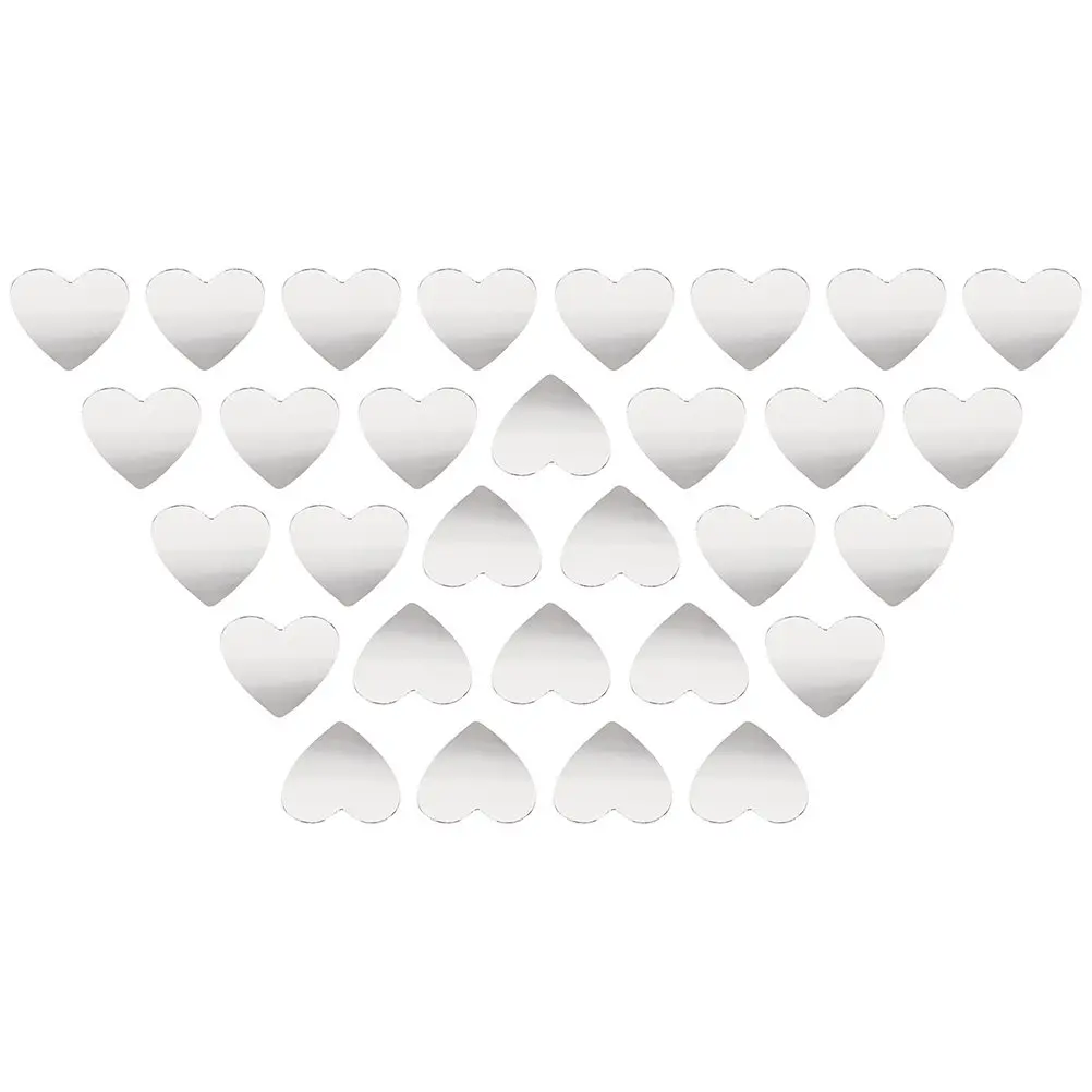 

30 шт. зеркальных линз в форме сердца, маленькие стеклянные зеркала для поделок, DIY-проектов, зеркального искусства, рукоделия, декора