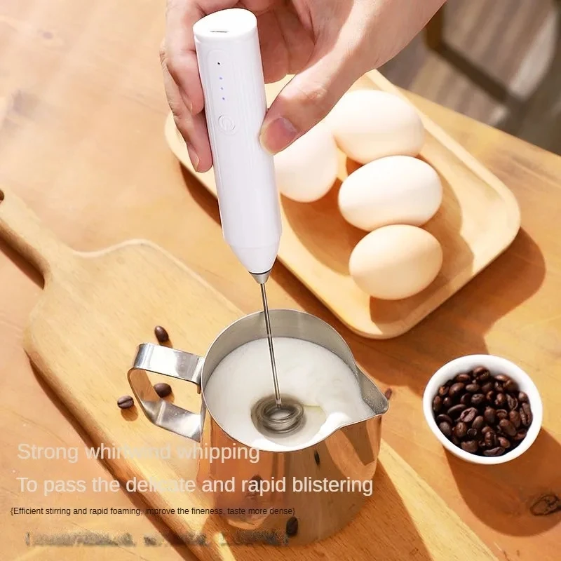 Xiaomi Portable Electric Milk Frother Handheld Wireless USB Rechargeable Fast Frothing for Coffee Latte Cappuccino Home Gift