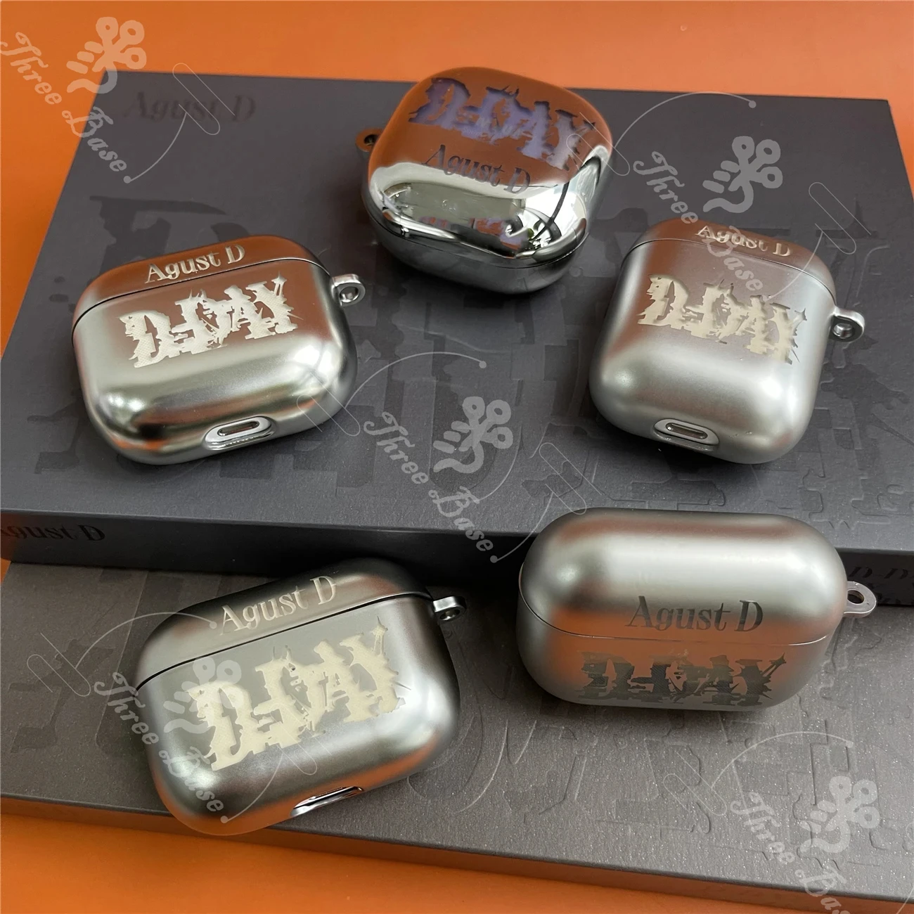 Jimin D-Day FACE Suga JK سبعة أبل سماعة لاسلكية تعمل بالبلوتوث حافظة ل Airpods Pro 3 Gen3 AirPods 4 3 2 1 سماعة صندوق حامي غطاء