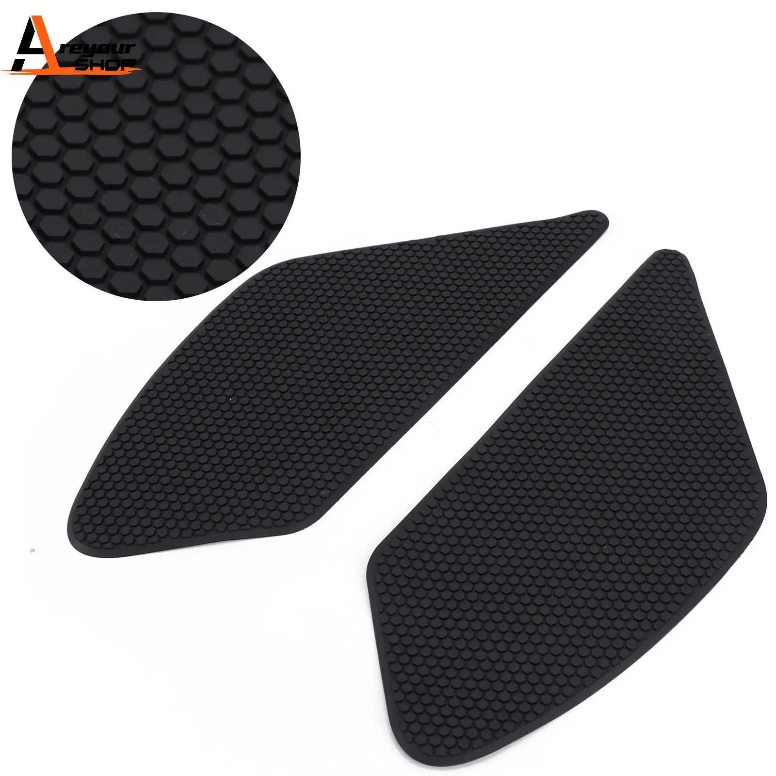 

Areyourshop Tank Pads Traction Grips Protector 2-Piece Kit Fit For Ducati Monster 797 2017 2018 2019 Motorcycle parts