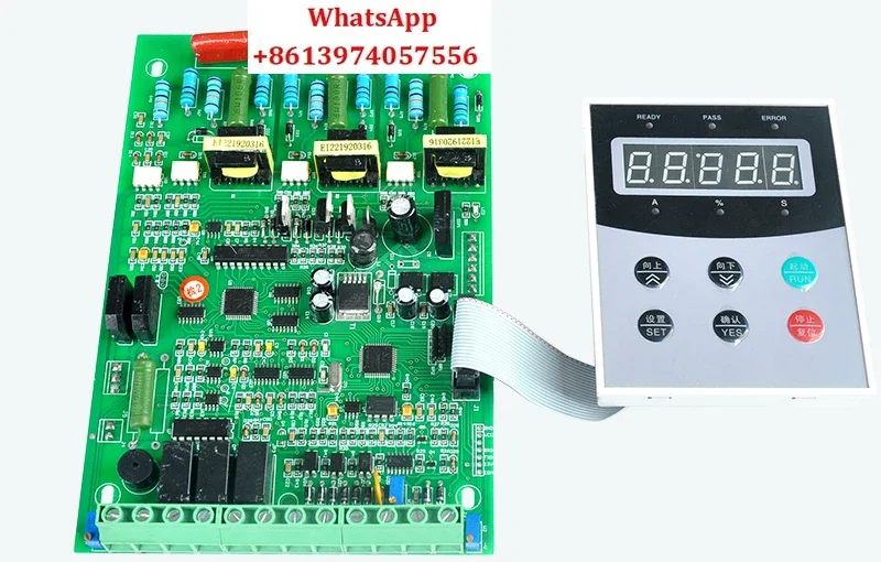 

1pcs 90kw soft start motherboard circuit board Chinese digital screen motherboard starter cabinet 5.5-800kW universal controller