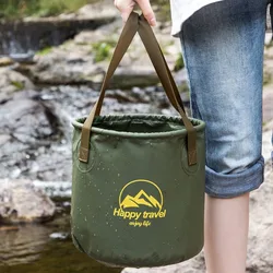 20L Outdoor Folding Bucket Waterproof Foldable Water Sink Bucket Travel Camping Water Bag Picnic Fishing Storage Box