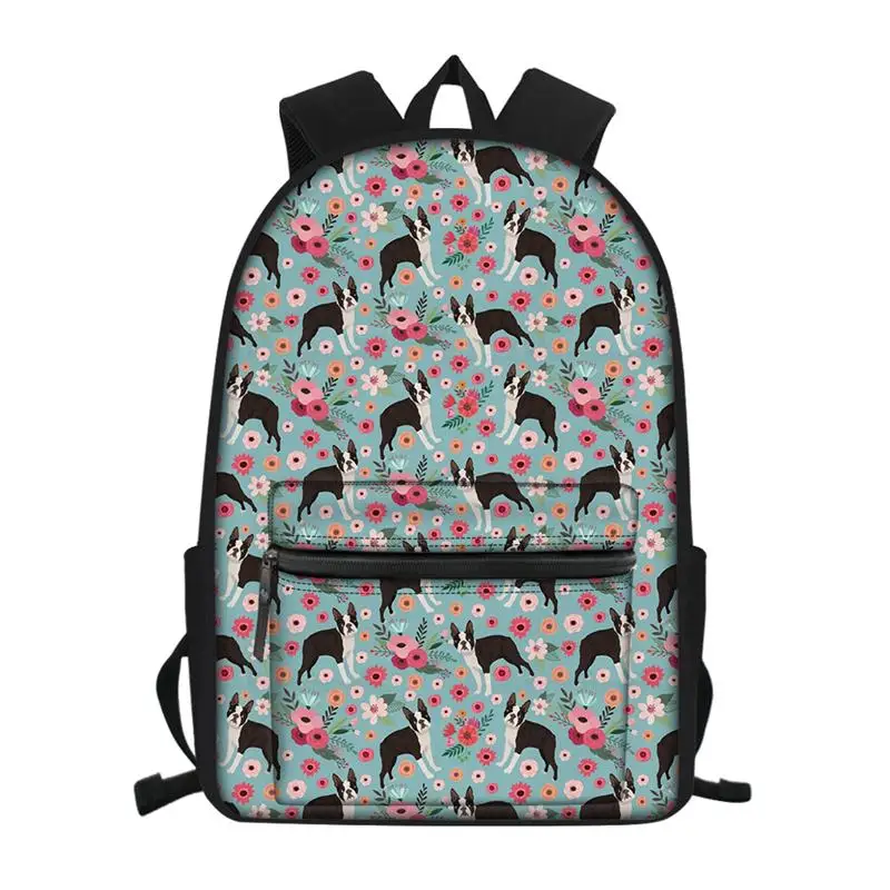 

Girls School Backpacks Animal Dog Print Students Casual Travel School Bags Rucksack Boys Mochila Escolar Rugzak Kinderen