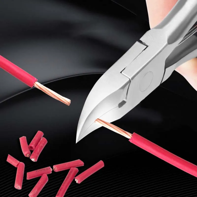 เล็บ Clippers ลบ Dead Skin แก้ไขเล็บคุด Toenail Cuticle กรรไกรตัดขอบหนา Pedicure Care Tool