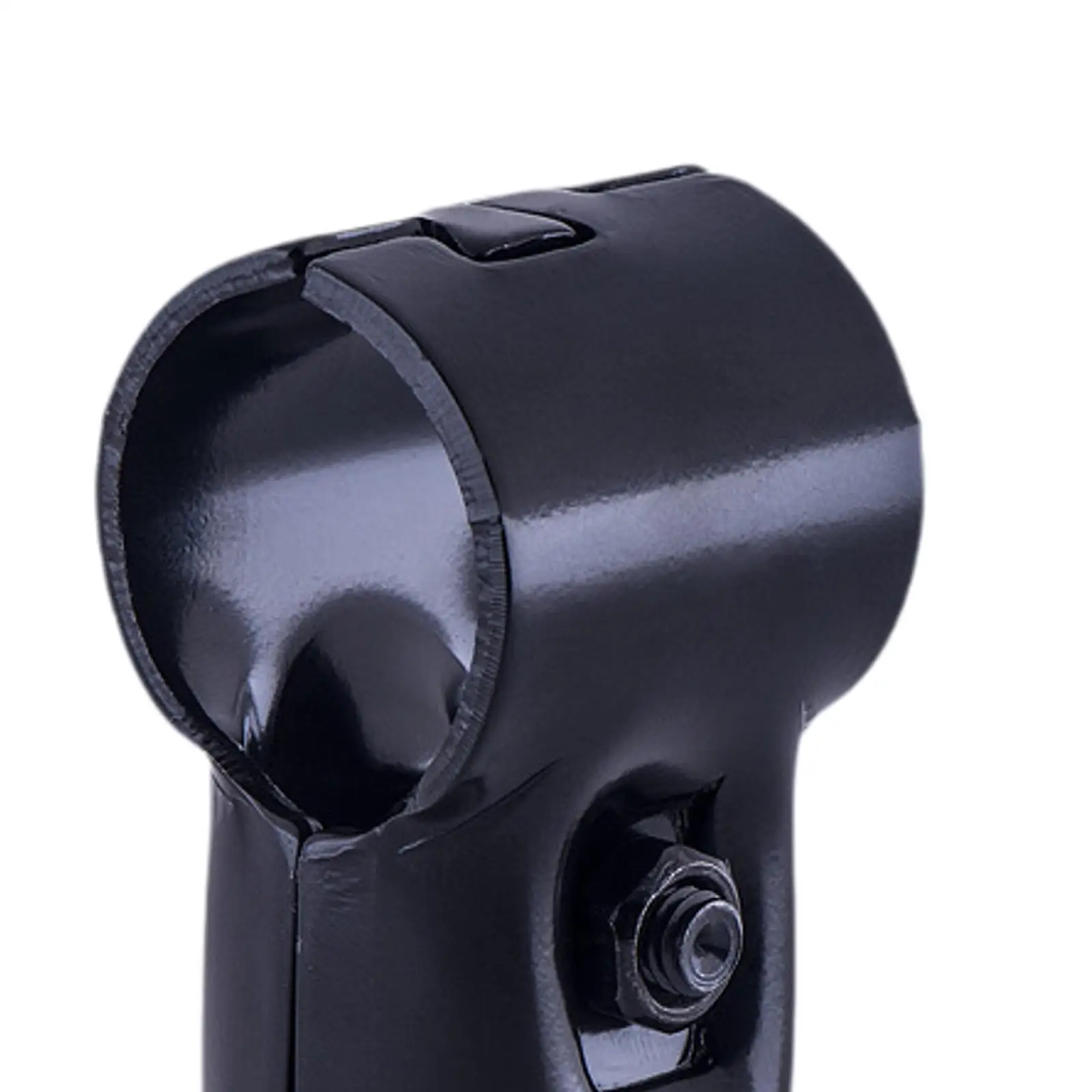 Durable Pipe Connector Clamp 1.09 to 1.10 Inch OD Round Tube Rod Fitting for Home Storage Shelf