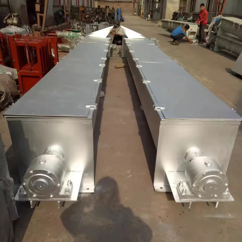 

Hot-selling 304 stainless steel screw conveyor shaftless sludge conveyor U-shaped feed pellet dry powder feeder