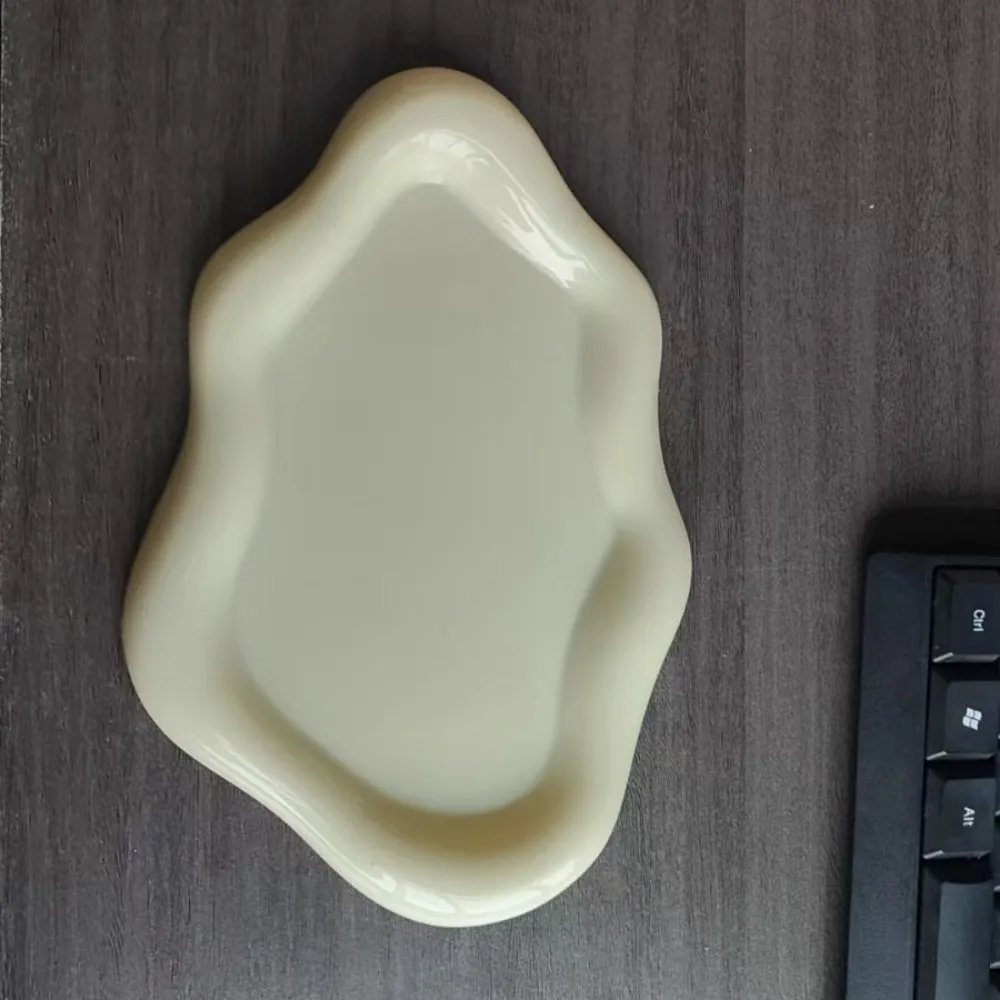 

Легкий роскошный пластиковый лоток для украшений в форме облака, мини-подставка для демонстрации ювелирных изделий, тарелка для хранения часов/ключей