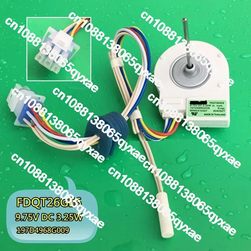 New for Refrigerator Ventilation Fan Motor 197D4968G009 FDQT26GE6 FDQT26GE8 Reverse Rotary Motor Refrigerator Parts