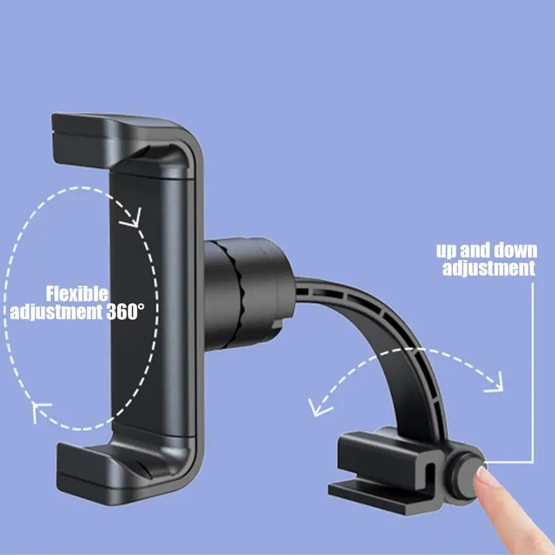 Portable Car Back Seat Trash Container Phone Mount Roller Type Trash Bag With Phone Holder Car Interior Accessories view 4