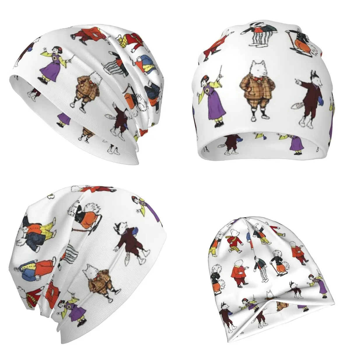 روبرت بير والأصدقاء قبعة محبوكة دافئة الهيب هوب بونيه قبعة الخريف الشتاء في الهواء الطلق قبعات حريمي للرجال النساء الكبار