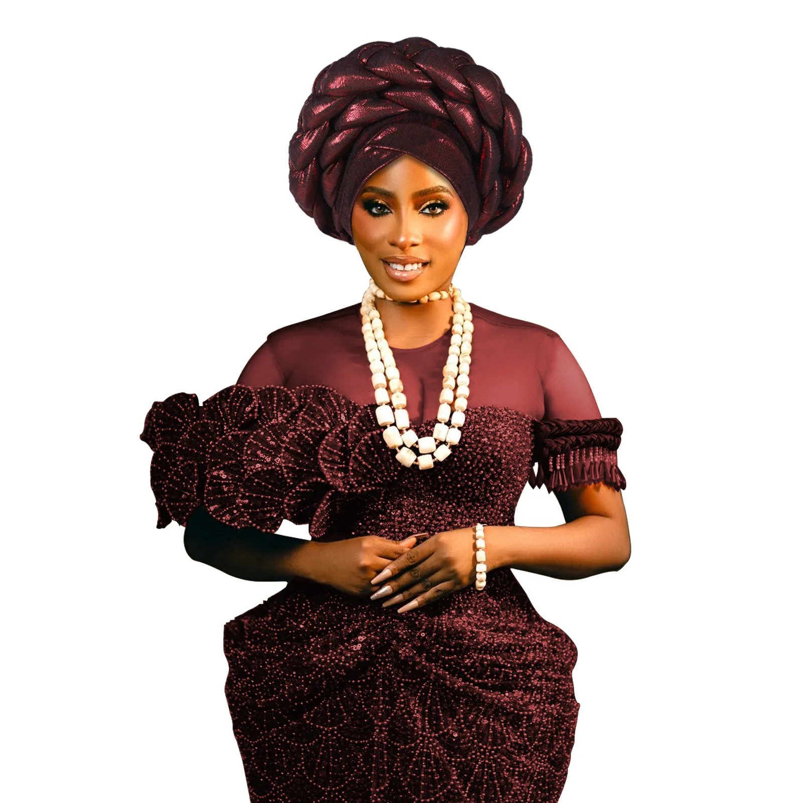 

Indian Twisted Braid Turban Cap for Women African Head Tie Head Wraps Nigeria Autogele Headtie Muslim Hat Party Headwear Mujer